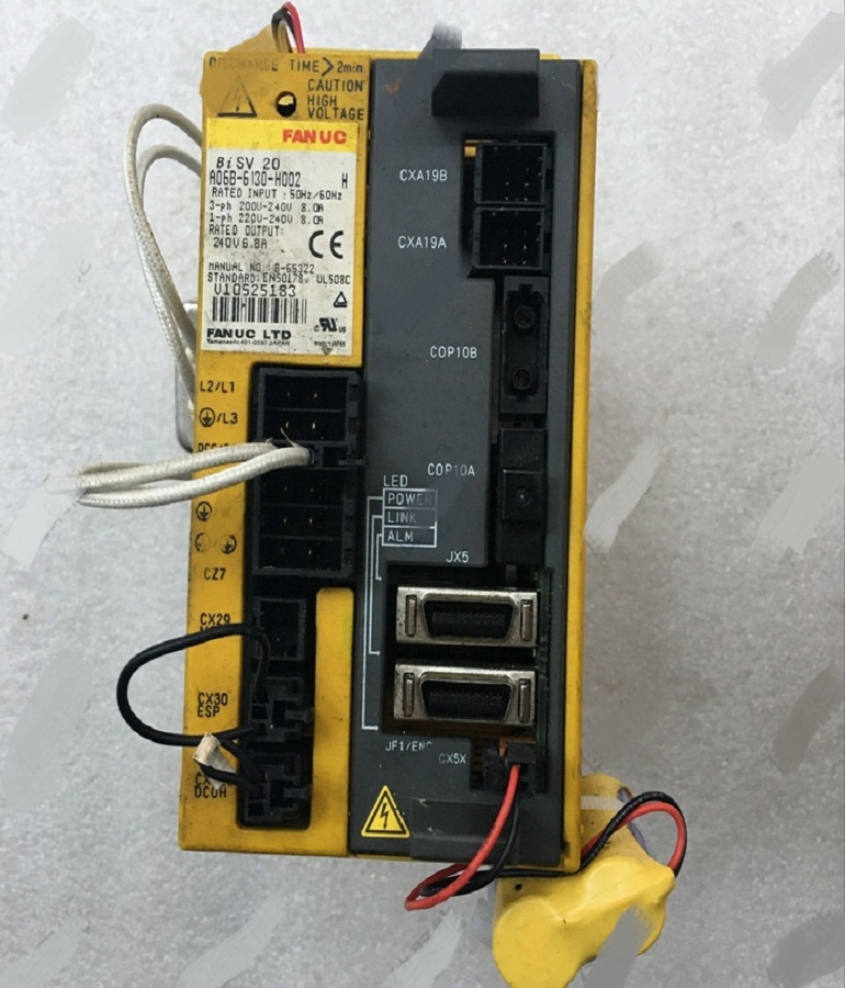 山東  煙臺FANUC發(fā)那科驅動器A06B-6130-H002 H003伺服電機系統主機維修
